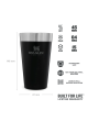 Vaso térmico apilable Stanley Adventure Stacking Beer Pint 16oz (473ml)