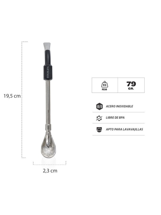 Bombilla Stanley para Mate Spoon